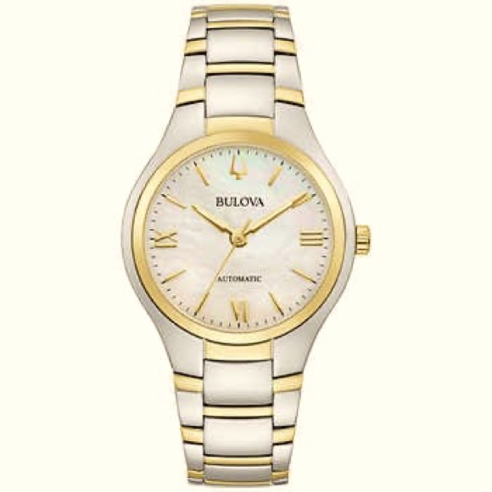 Bulova Classic Stainless Steel Ladies Automatic Watch 98L297
